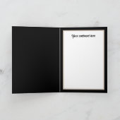 feestelijke kerstengel in de sneeuw feestdagen kaart (Binnen)