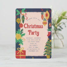 Feestelijke Kerstfeest Uitnodiging
