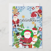 Feestelijke Kerstfeest Uitnodiging Kaarten (Achterkant)