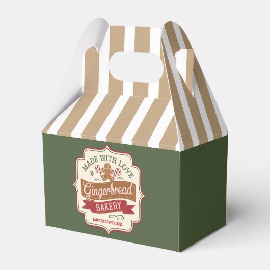 feestelijke kerstfeestdag bedankdoosjes (Achterkant)