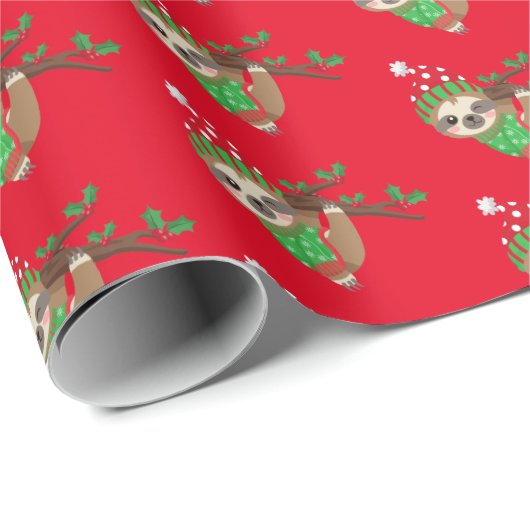 feestelijke kerstfeestdag cadeaupapier (Rol Hoek)