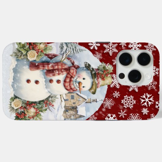 feestelijke kerstfeestdag Case-Mate iPhone case (Achterkant (horizontaal))