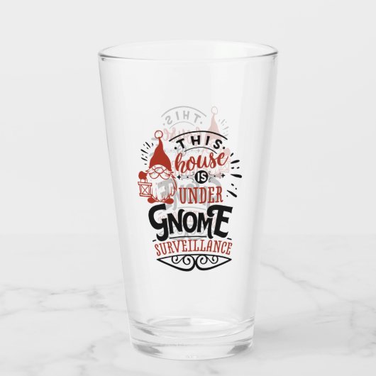 feestelijke kerstfeestdag glas (Achterkant)