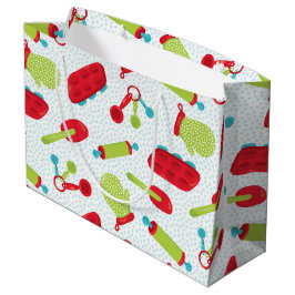 feestelijke kerstfeestdag groot cadeauzakje