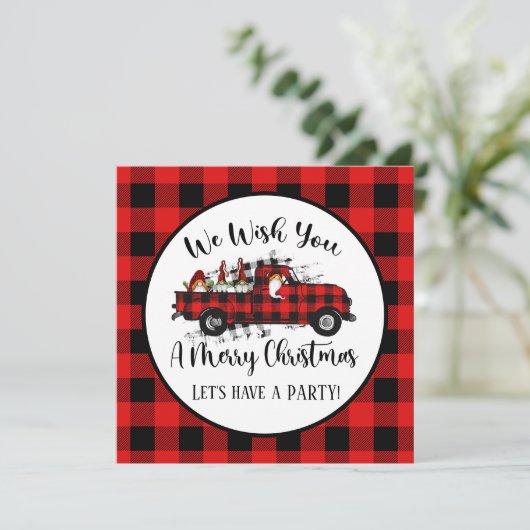 feestelijke kerstfeestdag kaart (Staand voorkant)