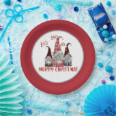 feestelijke kerstfeestdag papieren bordje (Feest)