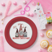 feestelijke kerstfeestdag papieren bordje (Feest)