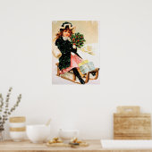 feestelijke kerstfeestdag poster (Keuken)