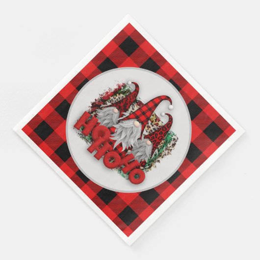 feestelijke kerstfeestdag servet (Hoek)