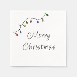 Feestelijke kerstfeestdag servet