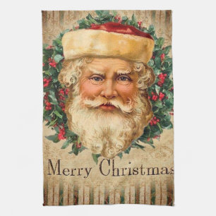 feestelijke kerstfeestdag theedoek