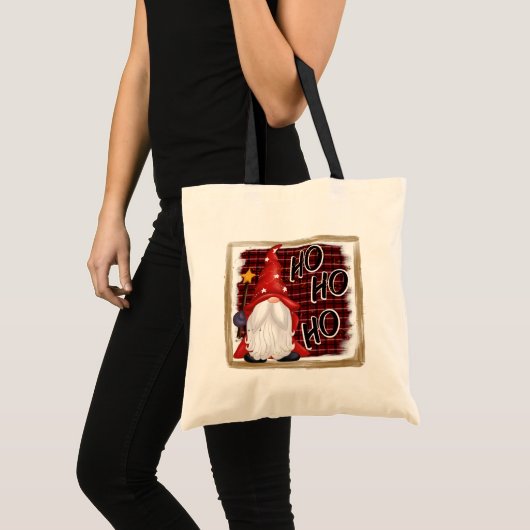 feestelijke kerstfeestdag tote bag (Voorkant (product))