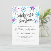 feestelijke kerstfeestdag vieren het seizoen kaart (Staand voorkant)