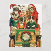 feestelijke kerstfeestdagen feestdag briefkaart (Voorkant)