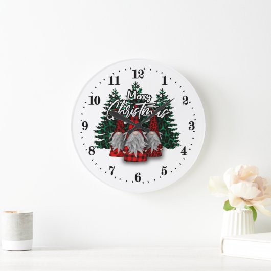 feestelijke kerstfeestdagen met grote klok (Huis)