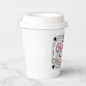 feestelijke kerstfeestelijke chocolade papieren bekers (Rechts)