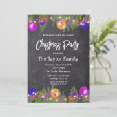 feestelijke kerstfeestelijke feestdag in vi kaart (Staand voorkant)