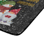 feestelijke kerstfeestelijke gnomen snijplank (Hoek)