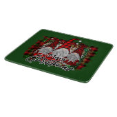 feestelijke kerstfeestelijke koepel snijplank (Hoek)