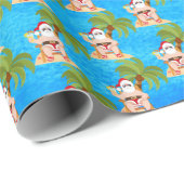 feestelijke kerstfeestkerstfeestdag cadeaupapier (Rol Hoek)