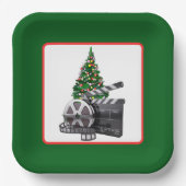 feestelijke kerstfilm Bord voor feestartikel (Voorkant)