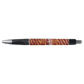 Feestelijke Kerstfoto Cadeau, Kerstrood & Goud Pen (Voorkant)