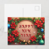 Feestelijke Kerstframe Feestdagenkaart (Voorkant / Achterkant)