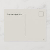 Feestelijke kerstgiraf voeg bericht toe feestdagenkaart (Achterkant)