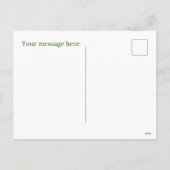 Feestelijke kerstgiraf voeg bericht toe feestdagenkaart (Achterkant)