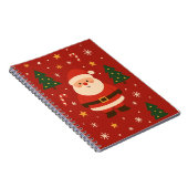 Feestelijke Kerstglans Notitieboek (Rechterzijde)