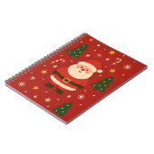 Feestelijke Kerstglans Notitieboek (Linkerzijde)