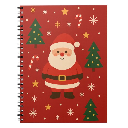 Feestelijke Kerstglans Notitieboek (Voorkant)