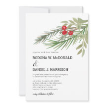 Feestelijke Kerstgroen Huwelijk