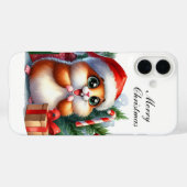 Feestelijke Kersthamster aanpasbaar Case-Mate iPhone Case (Achterkant (horizontaal))