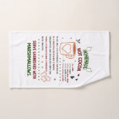 Feestelijke Kersthanddoek Zelfgemaakte Hot Cocoa R Handdoek (Handdoek)