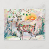 Feestelijke kerstherten briefkaart (Voorkant)