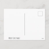 Feestelijke Kersthonden Holiday Cheer Briefkaart (Achterkant)