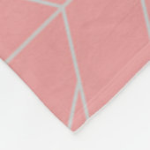 Feestelijke kerstillustratie fleece deken (Hoek)