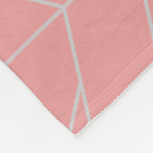 Feestelijke kerstillustratie fleece deken (Hoek)