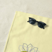 Feestelijke kerstillustratie strandlaken (In situ)