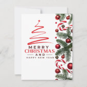 feestelijke kerstKaart (Voorkant)