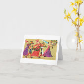 feestelijke kerstKaart Kaart (Gele Bloem)