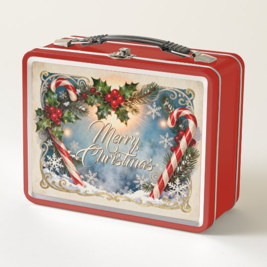 Feestelijke Kerstkaart met Glans (Voorkant)