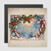 Feestelijke Kerstkaart met Glans (Voorkant / Achterkant)
