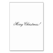 Feestelijke kerstkaart met haas en trommel kaart (Achterkant)