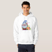 Feestelijke Kerstkabouter T-shirt – Schattige Vaka (Voorkant volledig)