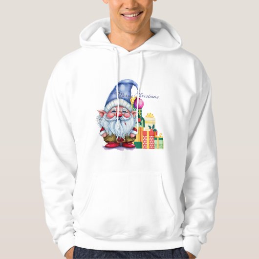 Feestelijke Kerstkabouter T-shirt – Schattige Vaka (Voorkant)