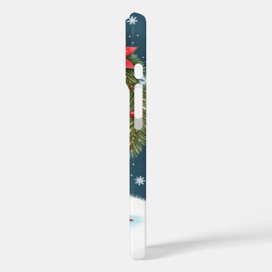 feestelijke kerstkat Case-Mate iPhone case (Achterkant / Links)