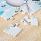 feestelijke kerstkerstfeestdag legpuzzel (Zijkant)