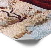 feestelijke kerstkerstfeestdag poster (Hoek)